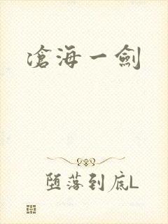 沧海一剑封面