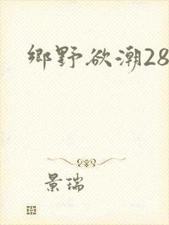 乡野欲潮28章