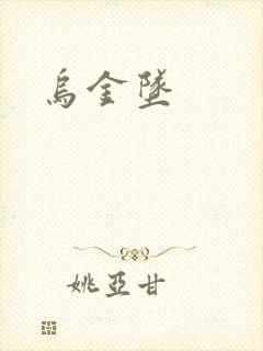 乌金坠封面
