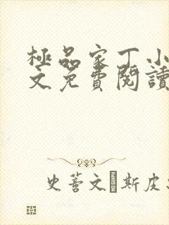 极品家丁小说全文免费阅读