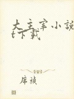 大主宰小说txt下载