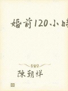 婚前120小时封面