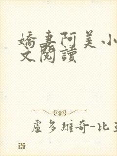 娇妻阿美小说全文阅读