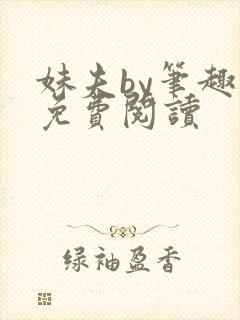 妹夫by笔趣阁免费阅读