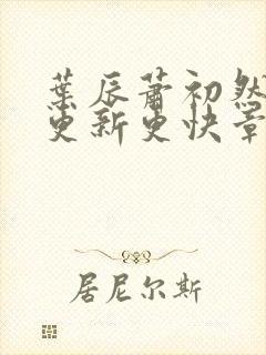 叶辰萧初然刚刚更新更快章节