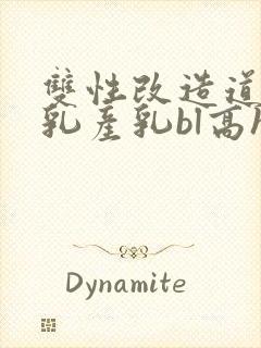 双性改造道具巨乳产乳bl高h小说封面