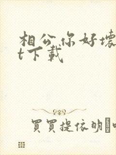 相公你好坏txt下载