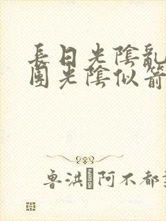 长日光阴乱作一团光阴似箭灵欲教封面