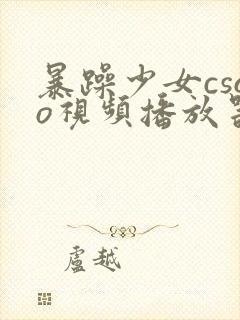 暴躁少女csgo视频播放器推荐