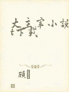 大主宰小说txt下载