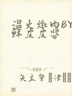 温火炖肉BY海鲜皮皮酱封面