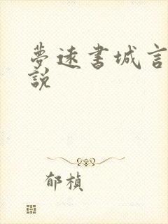 梦远书城言情小说封面