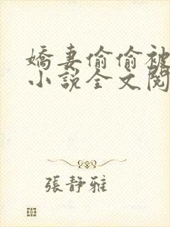 娇妻偷偷被人骑小说全文阅读