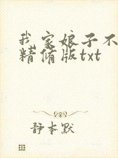 我家娘子不对劲精修版txt