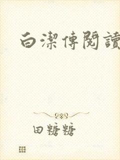 白洁传阅读封面