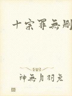 十宗罪无删减版封面