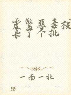 震惊恶毒校霸竟长了个批封面