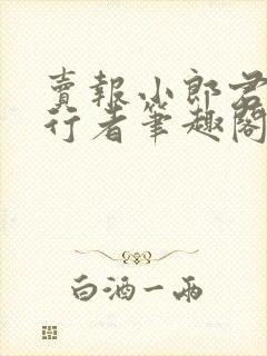 卖报小郎君灵境行者笔趣阁