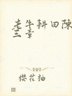 老牛耕田陈雪第三章