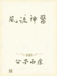 风流神医封面