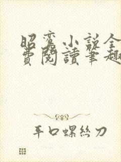 昭鸾小说全文免费阅读笔趣阁