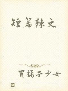 短篇辣文封面