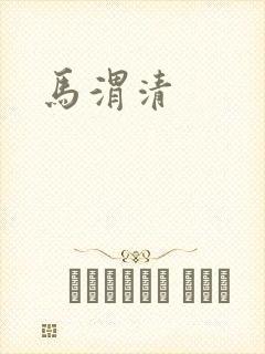 马渭清封面