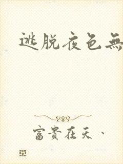 逃脱夜色无边封面