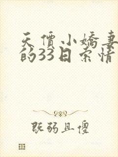 天价小娇妻总裁的33日索情