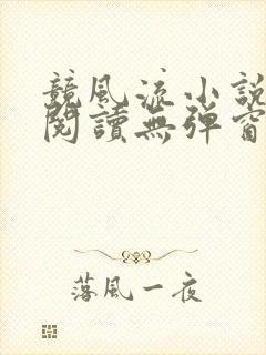 竞风流小说全文阅读无弹窗免费