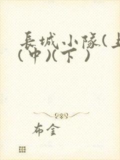长城小队(上)(中)(下 )封面