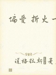 偏爱 折火一夏封面