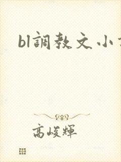 bl调教文小说