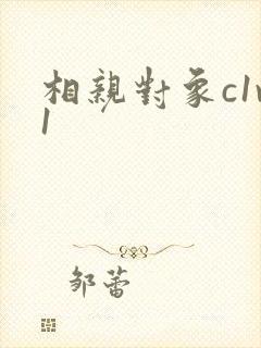 相亲对象c1v1封面