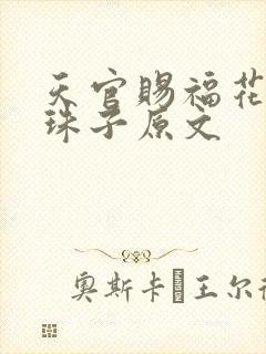 天官赐福花怜塞珠子原文