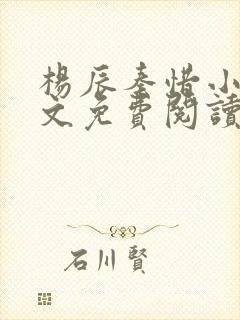 杨辰秦惜小说全文免费阅读完整版