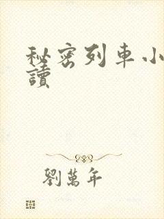 秘密列车小说阅读