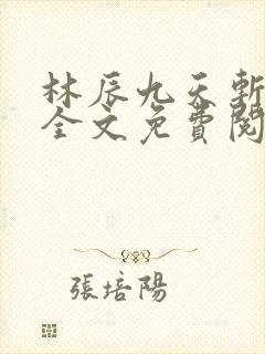 林辰九天斩神诀全文免费阅读笔趣阁