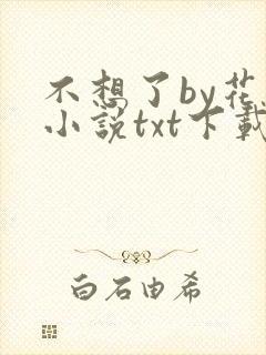 不想了by花卷小说txt下载