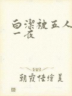 白洁被五人糟蹋一夜封面