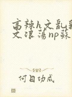 高辣h文乱乳h文浪荡np苏夏