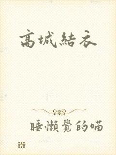 高城结衣封面