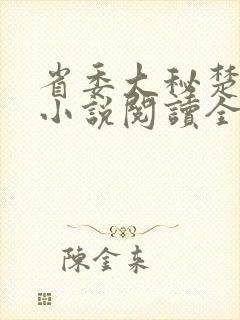 省委大秘楚东恒小说阅读全文