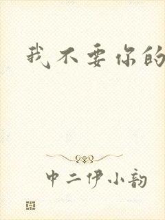 我不要你的承诺