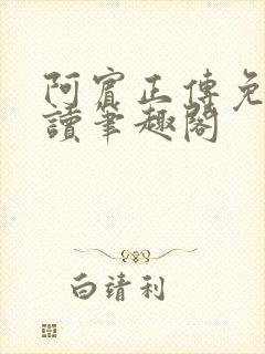 阿宾正传免费阅读笔趣阁封面