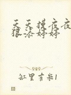 天天摸夜夜添狠狠添婷婷封面