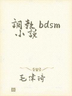 调教 bdsm 小说