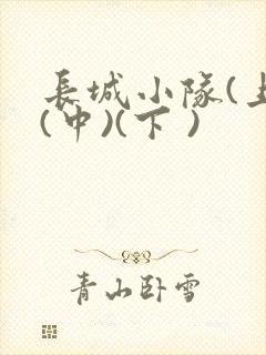 长城小队(上)(中)(下 )封面