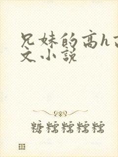 兄妹的高h高辣文小说