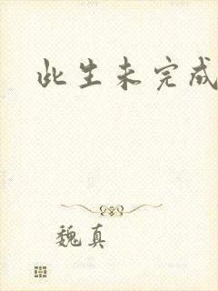 此生未完成